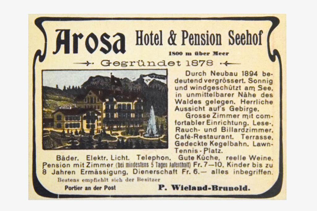 Hotel Seehof-Arosa Kültér fotó